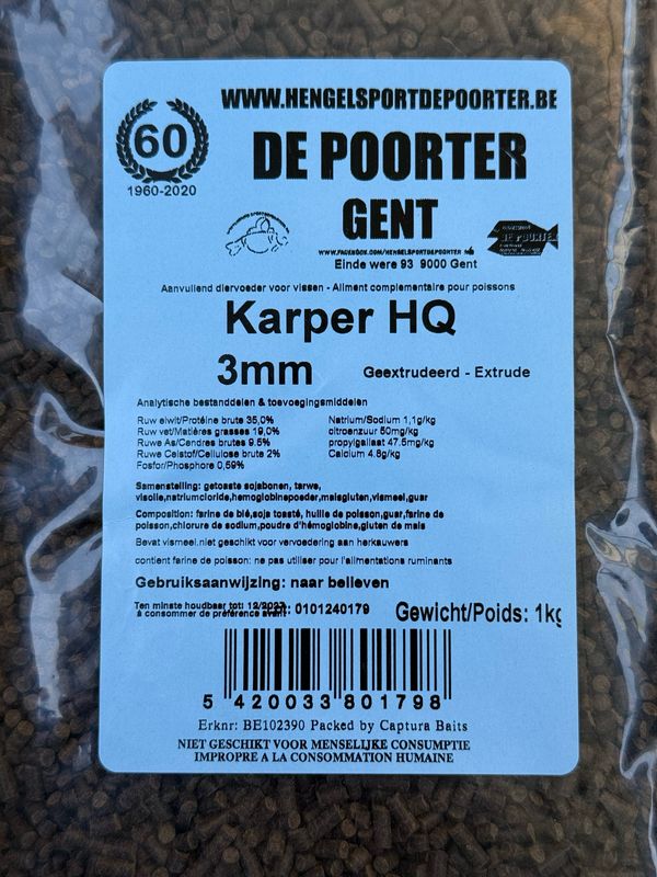 KARPER HQ Pellets 3mm 1kg