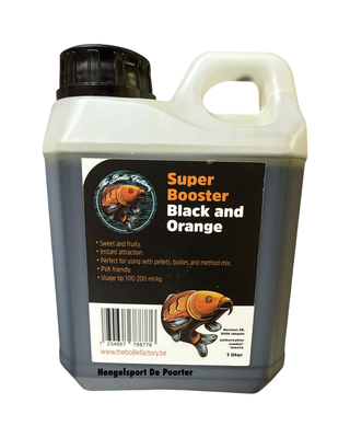 The Boilie Factory Super Booster Black and Orange - 1l The Boilie Factory Super Booster Black and Orange - 1l