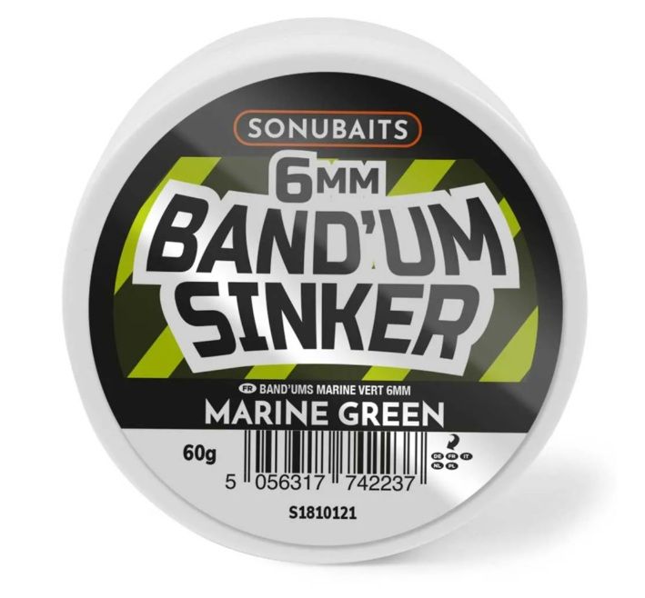 Sonubaits Band'um Sinkers Marine Green - 8mm Sonubaits Band'um Sinkers Marine Green - 8mm
