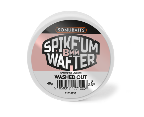 Sonubaits Spike'um Wafters Washed Out - 8mm Sonubaits Spike'um Wafters Washed Out - 8mm