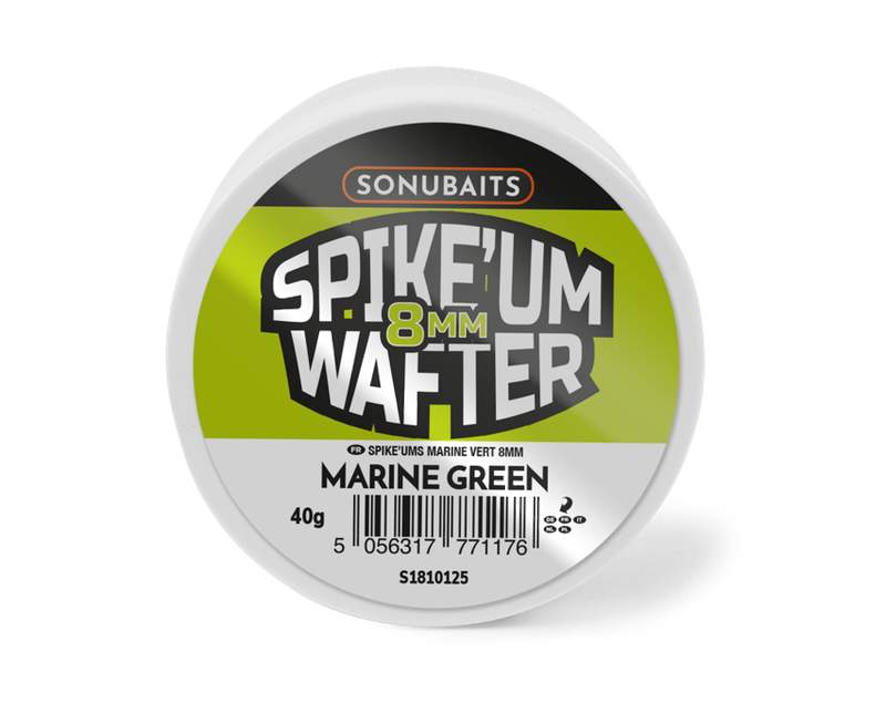 Sonubaits Spike'um Wafters Marine Green - 8mm Sonubaits Spike'um Wafters Marine Green - 8mm