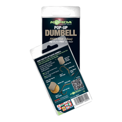 Korda Pop-up Dumbell Fishy Fish (8mm) - 10 pcs