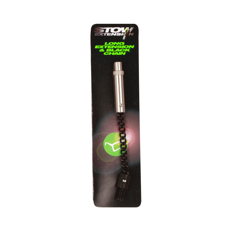 Korda Stow Black Stainless Chain with Adaptor Long