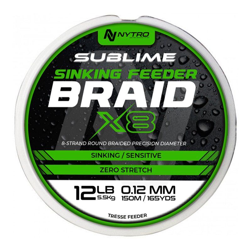 Nytro X8 Sinking Feeder Braid Nytro X8 Sinking Feeder Braid