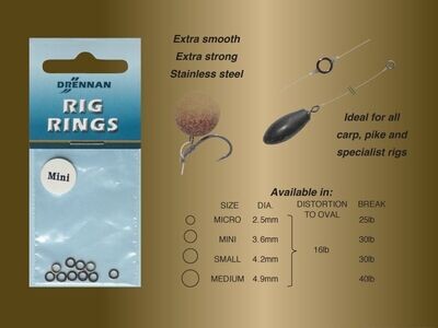 Drennan Rig Rings Mini