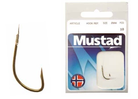 Mustad Onderlijn 40cm - Barbed