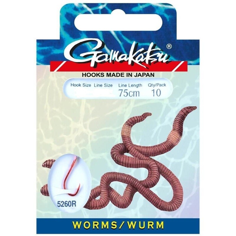 Gamakatsu Worm 75cm - Barbed Gamakatsu Worm 75cm - Barbed