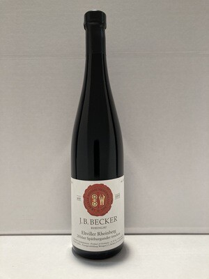 Pinot noir 2015 droog Eltviller Rheinberg -JB Becker (Rheingau)