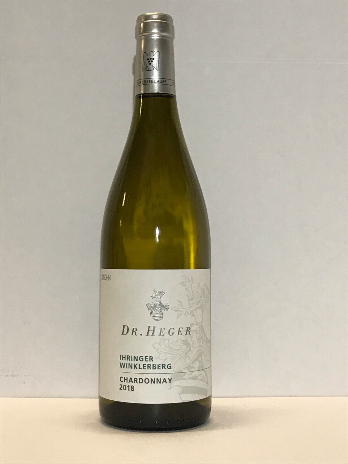 Chardonnay-Erste Lage-2019 droog  Ihringen Winklerberg-Dr Heger (Baden)
