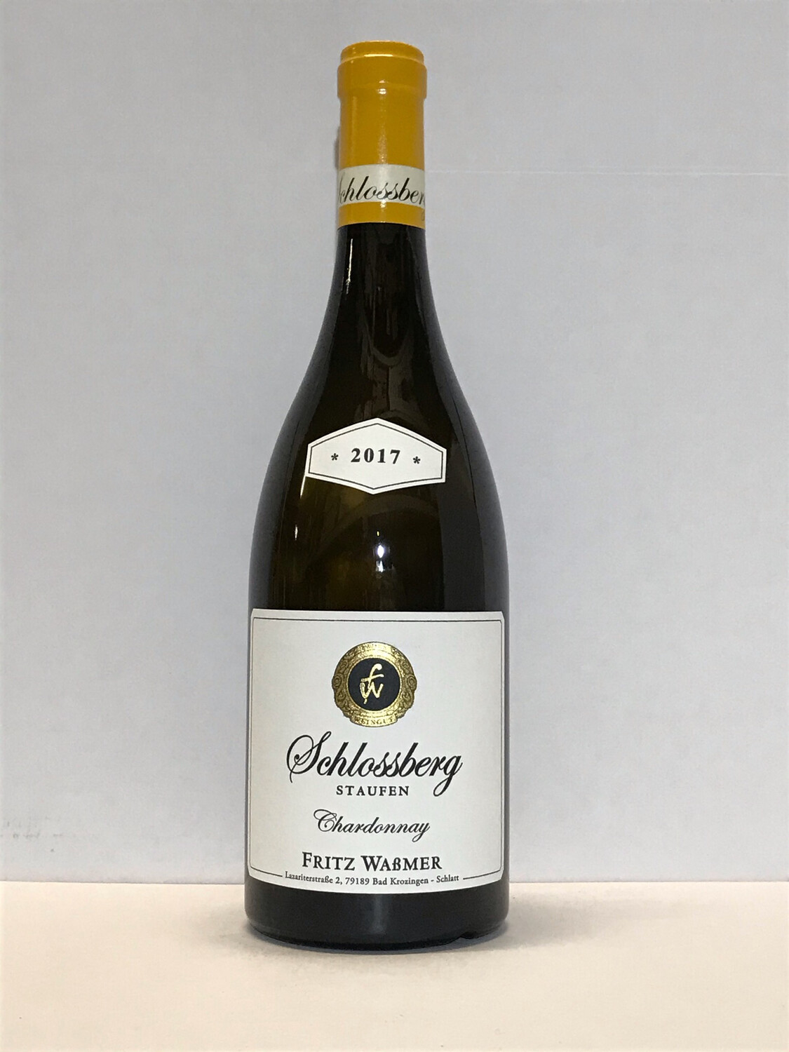Chardonnay-Grandcru-2019 droog Staufen Schlossberg-Fritz Wassmer (Baden)