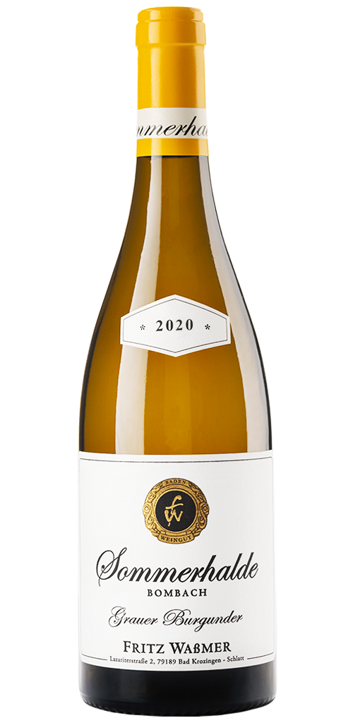 Pinot Gris 2019 droog  Sommerhalde Bombach-Fritz Wassmer (Baden)