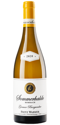 Pinot Gris 2019 droog  Sommerhalde Bombach-Fritz Wassmer (Baden)