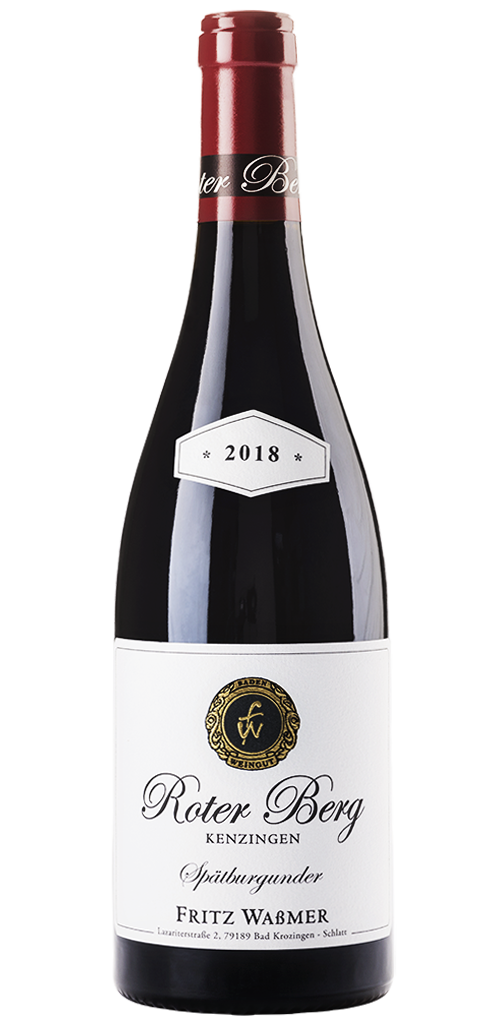 Pinot noir 2017 droog Kenzingen Roter Berg-Fritz Wassmer (Baden)