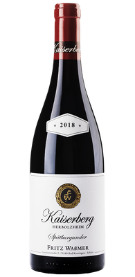 Pinot noir-Grandcru-2017 droog Kaiserberg- Fritz Wassmer (Baden)