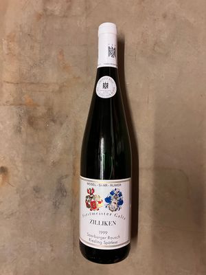 Riesling-Spätlese-Veiling-#9-1999 Saarburger Rausch-Zilliken (Mosel) Riesling-Spätlese-Veiling-#9-1999 Saarburger Rausch-Zilliken (Mosel)