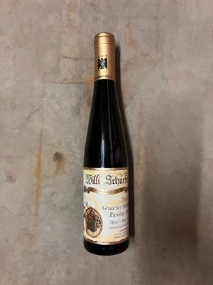 Riesling-Auslese-#12-2004 0,375 l Graach Himmelreich Willi Schaefer (Mosel) Riesling-Auslese-#12-2004 0,375 l Graach Himmelreich Willi Schaefer (Mosel)