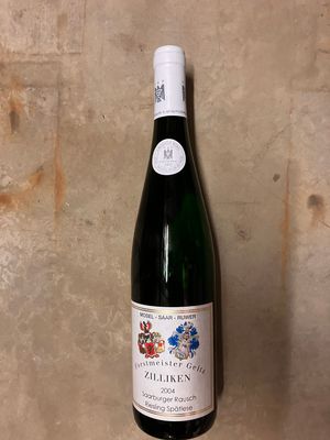 Riesling-Spätlese-Veiling-2004 Saarburger Rausch-Zilliken (Mosel) Riesling-Spätlese-Veiling-2004 Saarburger Rausch-Zilliken (Mosel)