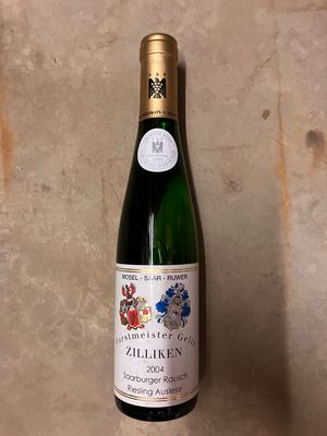 Riesling-Auslese-Goldkapsel-Veiling-#1-2004 0,375 l Saarburger Rausch-Zilliken (Mosel) Riesling-Auslese-Goldkapsel-Veiling-#1-2004 0,375 l Saarburger Rausch-Zilliken (Mosel)
