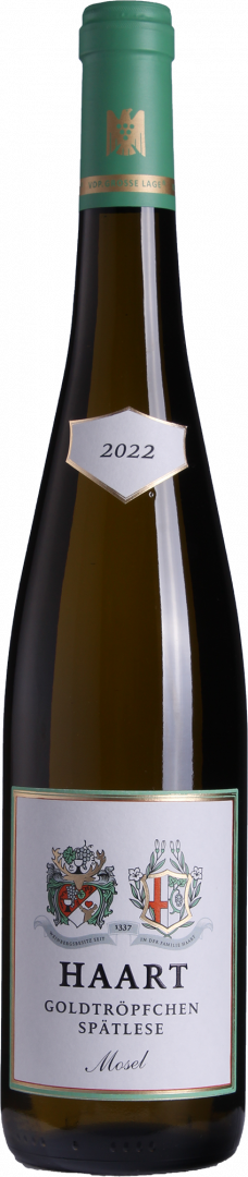 Riesling Spätlese 2021 Goldtröpfchen-Haart (Mosel) Riesling Spätlese 2021 Goldtröpfchen-Haart (Mosel)