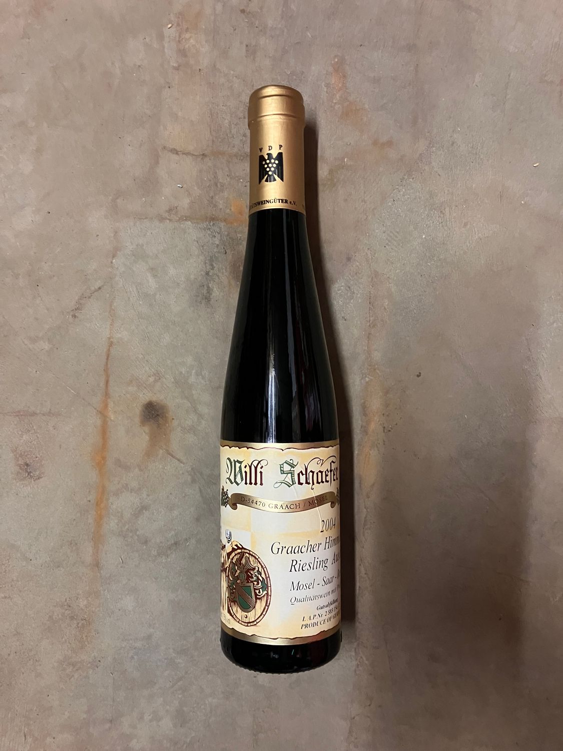 Riesling-Auslese-#12-2004 0,375 l Graach Himmelreich Willi Schaefer (Mosel)