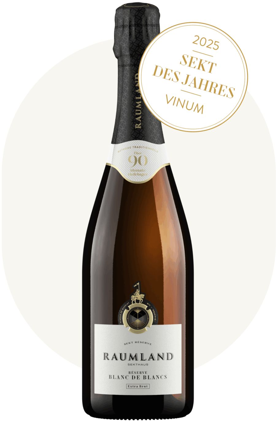 Blanc De Blanc-Sekt-2015 extra brut Réserve- Raumland (Rheinhessen)