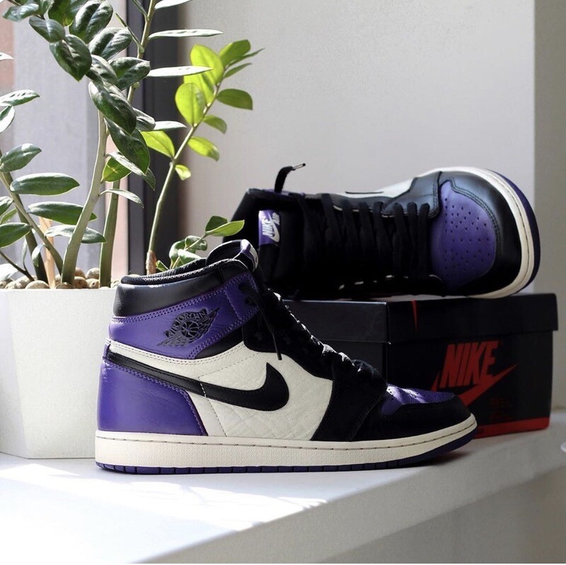 Nike Jordan 1 Court Purple Mid