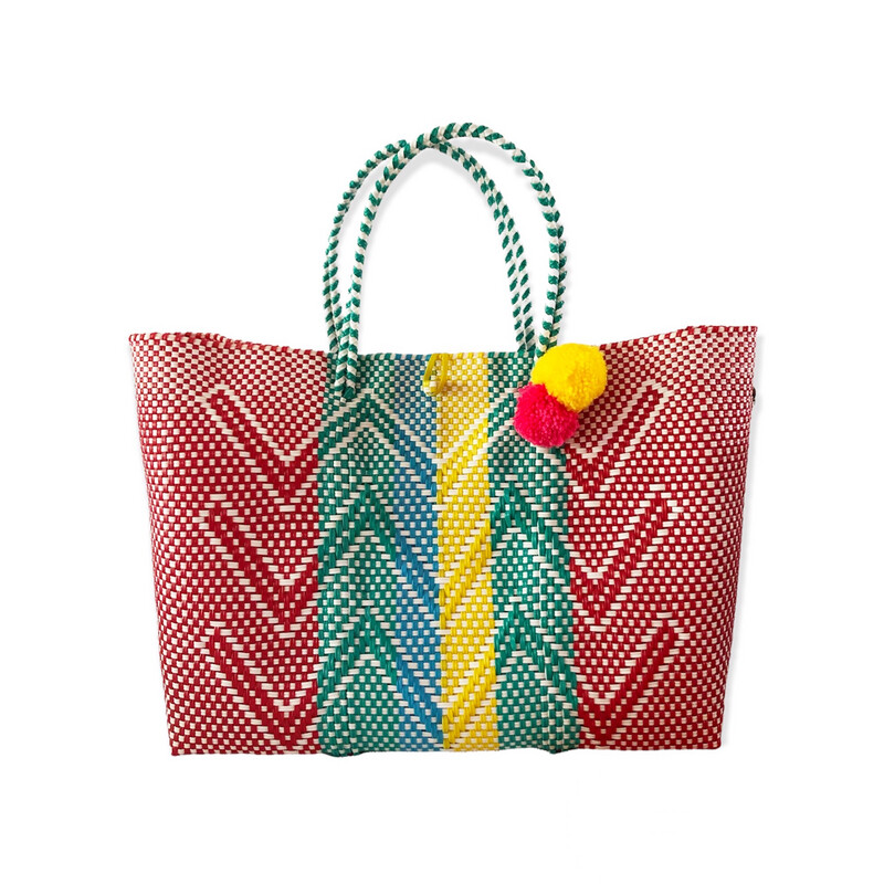 Mexikanische handgemachte XXL Strandtasche, Einkaufstasche