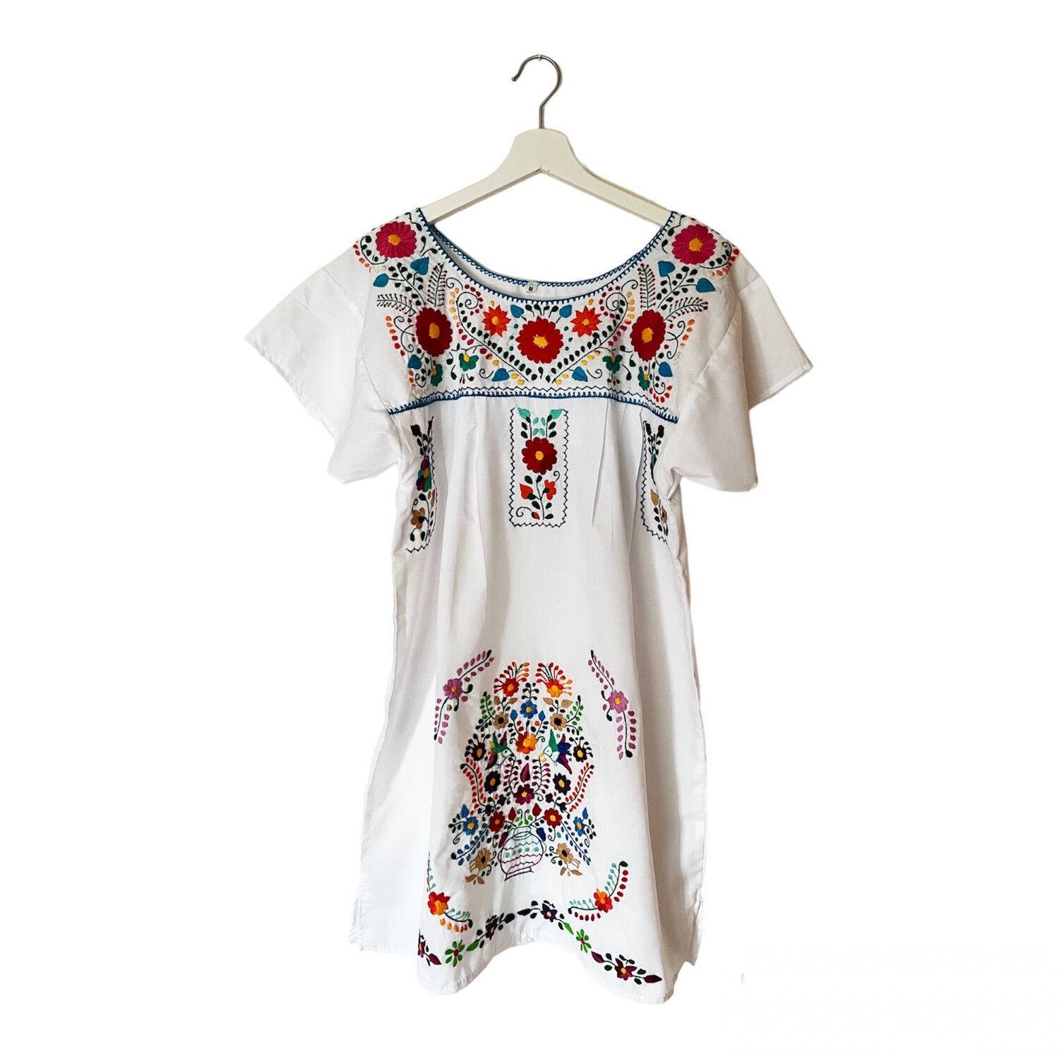 Mexikanisches Kleid Puebla, Sommer Ethno-Style, M