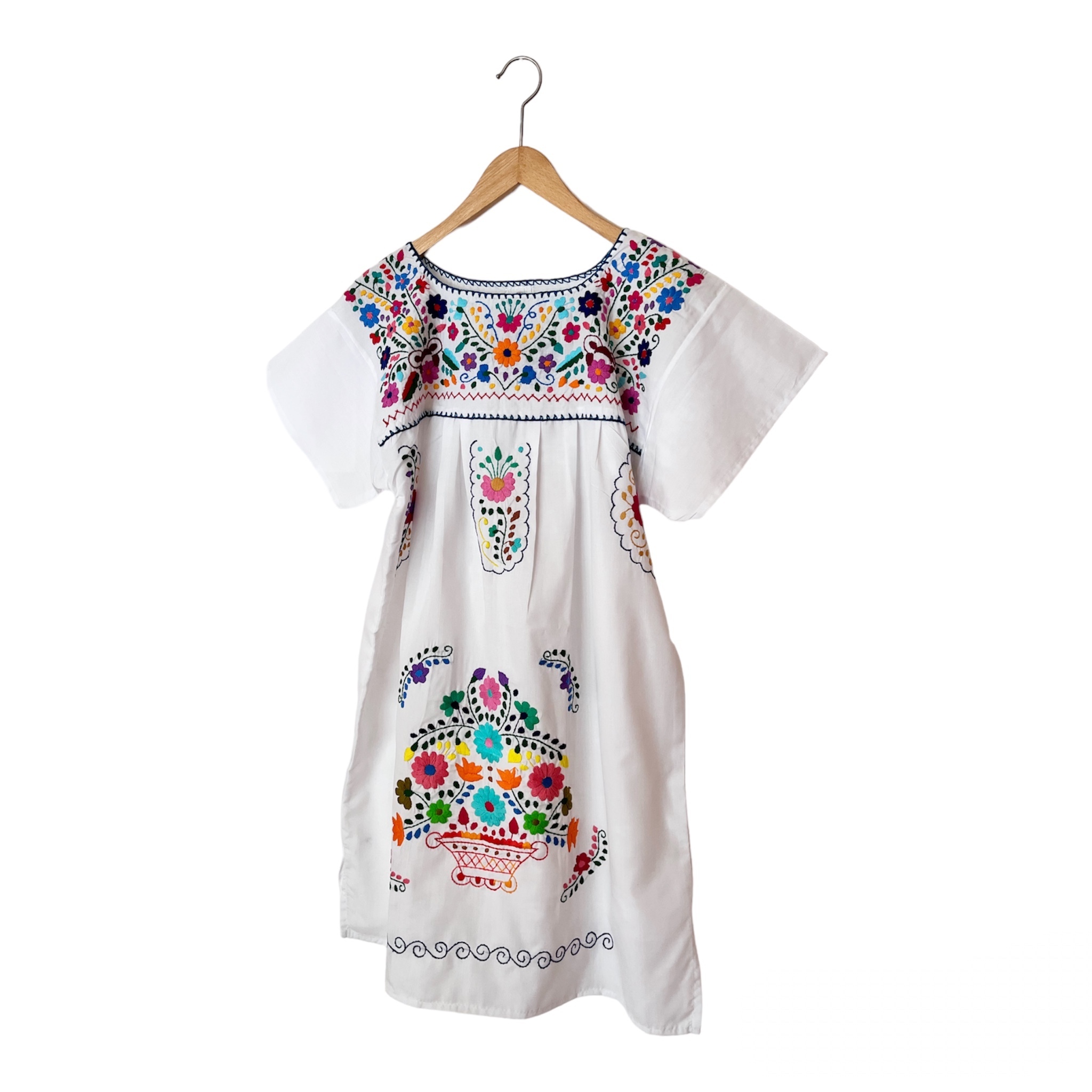 Mexikanisches Sommerkleid, Tunika Ethno-Style, M