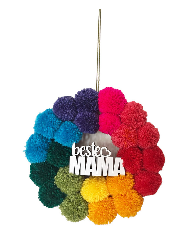 Bunter Türkranz, Fensterdeko, Wanddeko, Muttertagsgeschenk