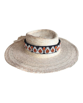 Hutband aus Baumwolle, mexikanischer Hutgürtel, gewebtes Hutband, Hutzubehör