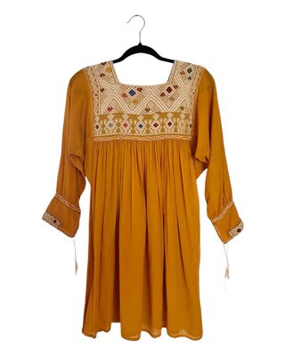 Mexikanische handgefertigte Bluse, Ethno Tunika