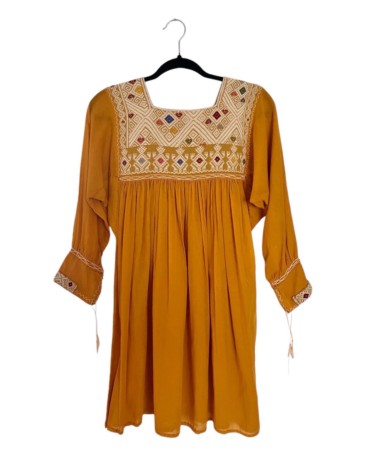 Mexikanische handgefertigte Bluse, Ethno Tunika