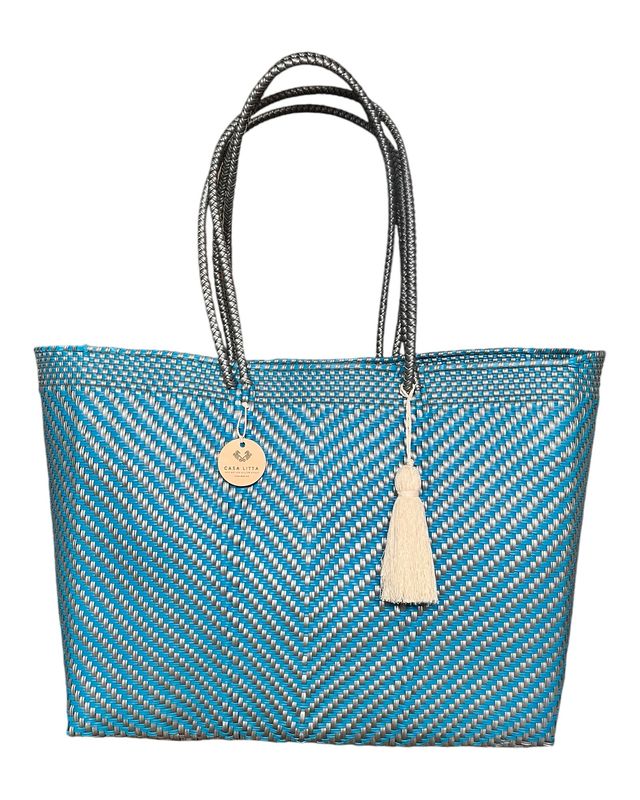 Mexikanische handgemachte XXL Strandtasche, Einkaufstasche