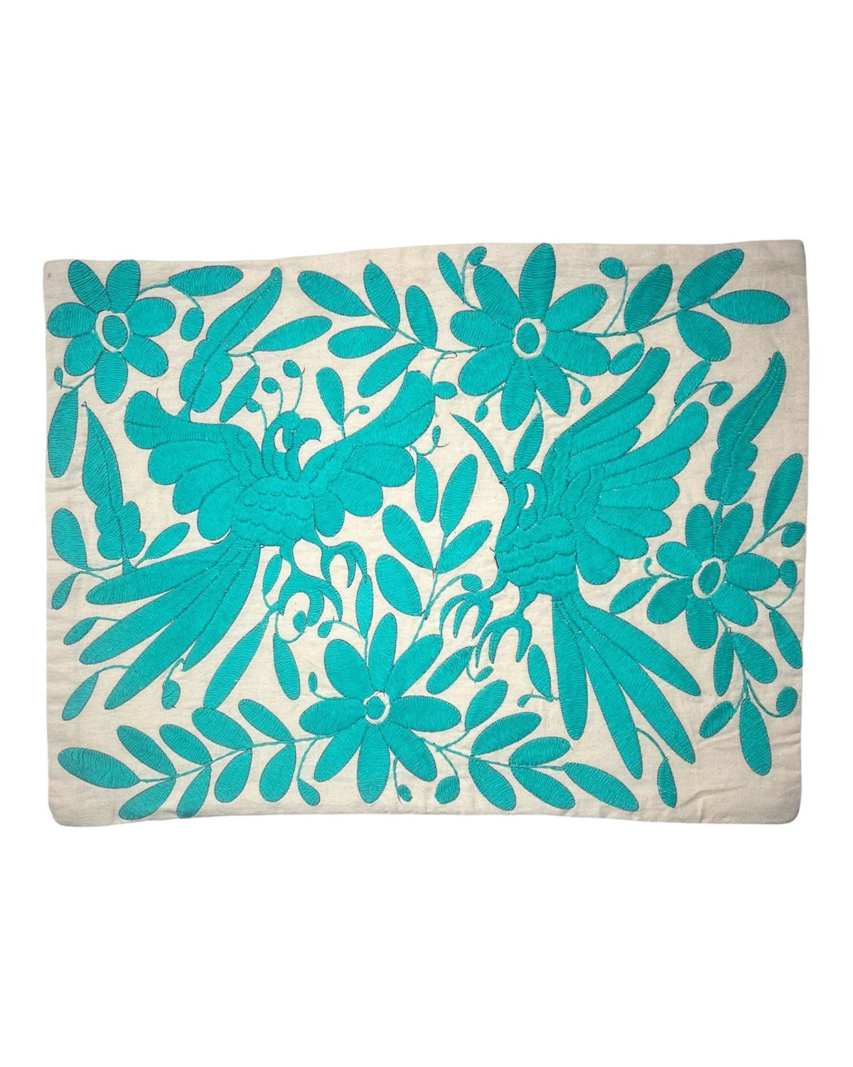 Bunter mexikanischer Otomi-Kissenbezug