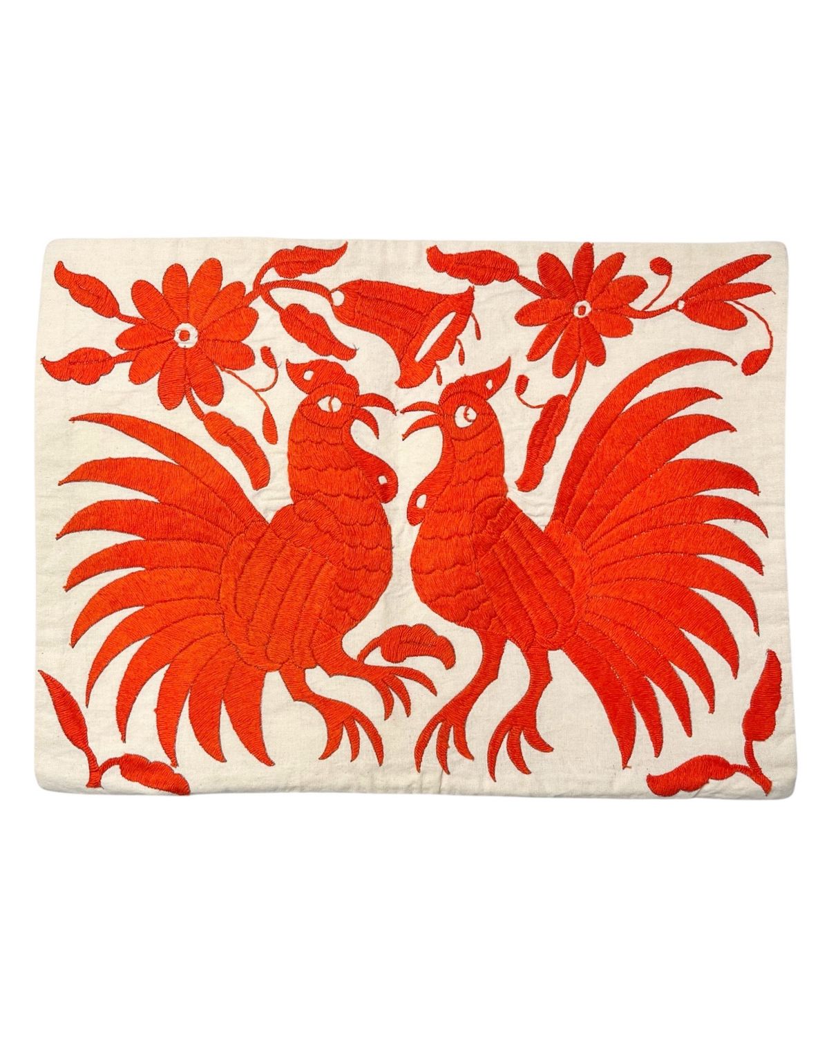 Bunter mexikanischer Otomi-Kissenbezug