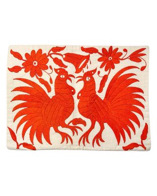Bunter mexikanischer Otomi-Kissenbezug
