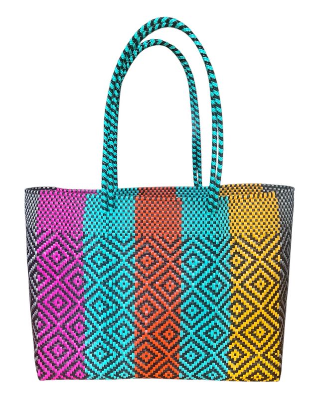 Mexikanische handgemachte XXL Strandtasche, Einkaufstasche