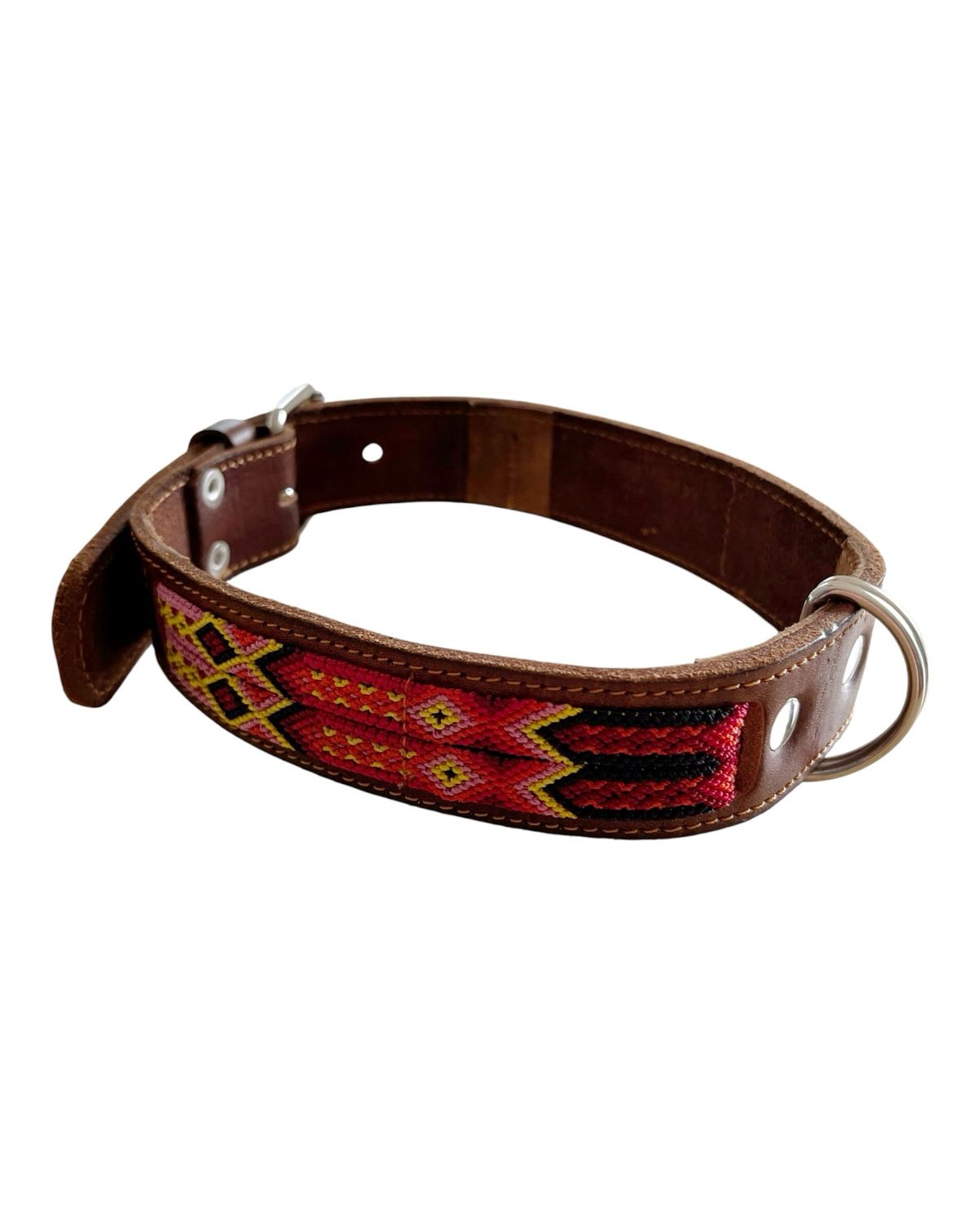 Hundehalsband aus Leder, Braun