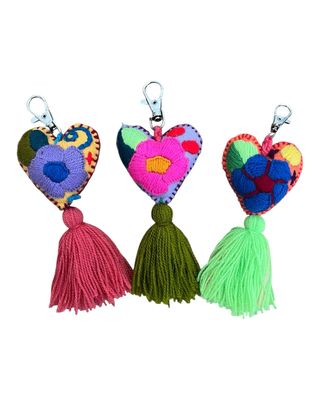 Freundschaft Set 3x Schlüsselanhänger mit Herz Freundschaft Set 3x Schlüsselanhänger mit Herz, Tascheanhänger