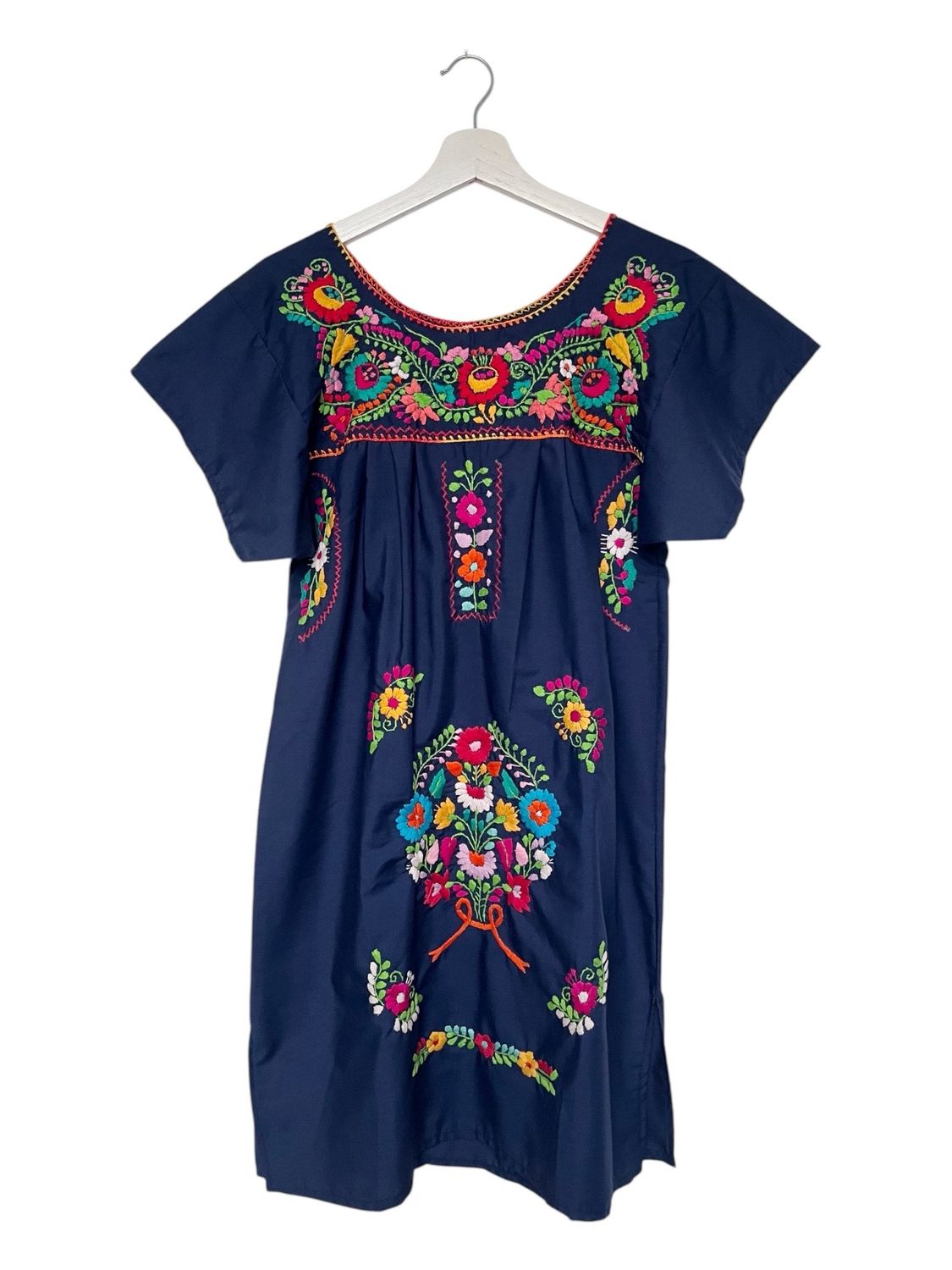 Mexikanisches Sommerkleid, Boho Tunika, S Mexikanisches Sommerkleid, Boho Tunika, S