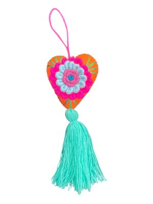 Mexikanischer Herzanhänger, Taschenanhänger Mexikanischer Herzanhänger, Taschenanhänger