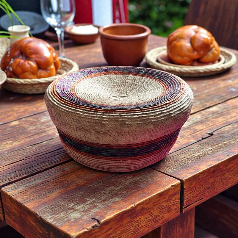 Mexikanischer Korb, Tortillero,  Aufbewarungskorb, Interior