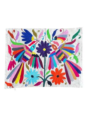 Bunter mexikanischer Otomi-Kissenbezug