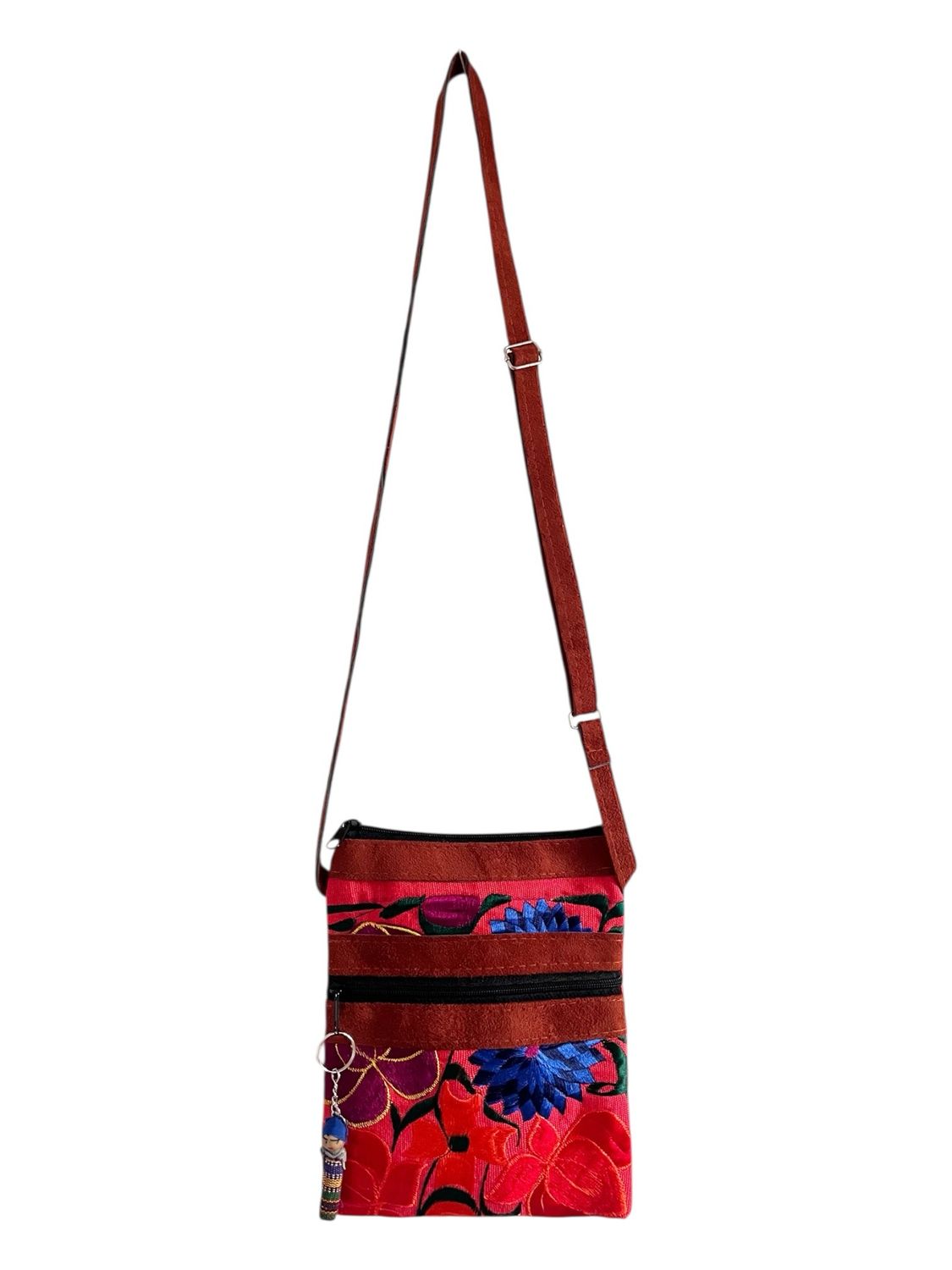 Umhängetasche mit Stickerei aus Mexiko, Boho Tasche Crossbody Umhängetasche mit Stickerei aus Mexiko, Boho Tasche Crossbody