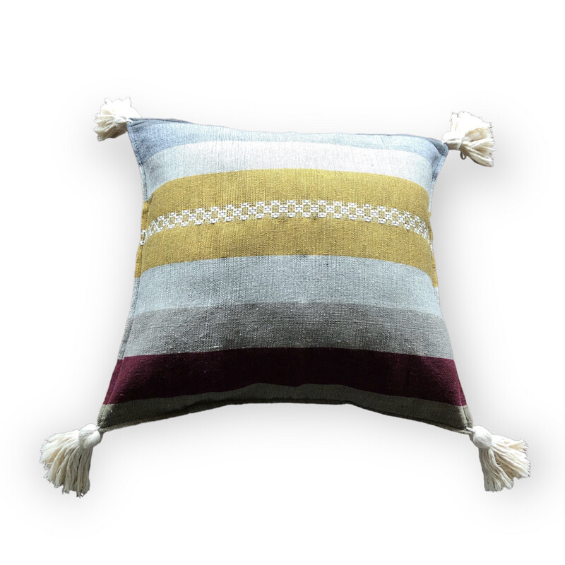 Mexikanischer Kissenbezug Oaxaca 50x50 aus Baumwolle