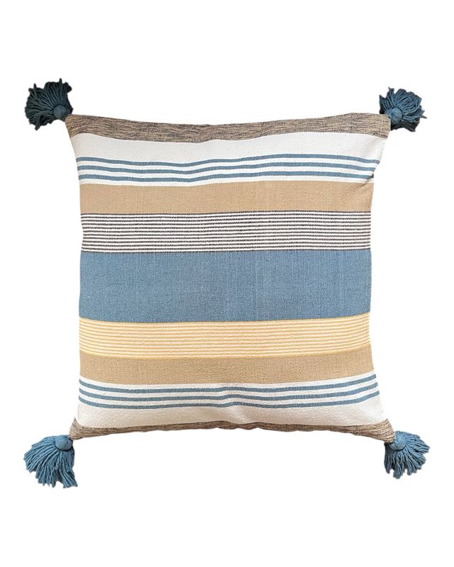 Mexikanischer Kissenbezug Oaxaca 50x50 aus Baumwolle Attraktiver Kissenbezug in natürlicher Baumwollqualität. Deko-Idee für den Frühling oder als Geschenk!