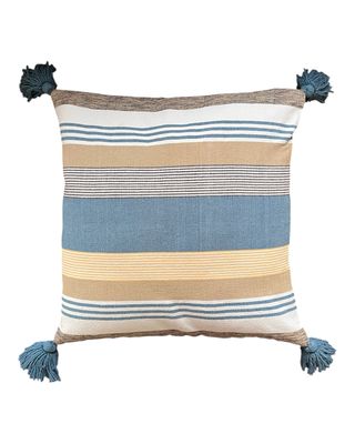 Mexikanischer Kissenbezug Oaxaca 50x50 aus Baumwolle Attraktiver Kissenbezug in natürlicher Baumwollqualität. Deko-Idee für den Frühling oder als Geschenk!
