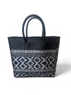 Handtasche Mexico mit Leder, Henkeltasche, Geschenk für Frauen Handtasche Mexico mit Leder, Geschenk für Frauen, schwarze Tasche, Tasche Upcycling