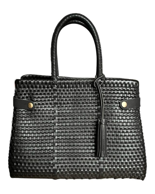 Mexikanische Handtasche, Shopper mit Henkel aus Leder Mexikanische Handtasche, Shopper mit Henkel aus Leder